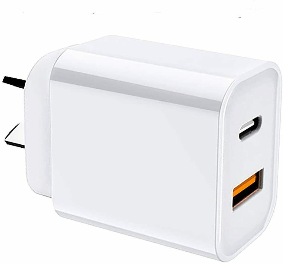 TEQ Qualcomm For iphone Ipad Fast Charger 20W USB-C  20W PD + QC3.0 AU TEQ Qualcomm For iphone Ipad Fast Charger 20W USB-C  20W PD + QC3.0 AU